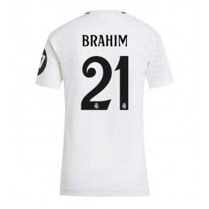 Real Madrid Brahim Diaz #21 Replika Hjemmebanetrøje Dame 2024-25 Kortærmet